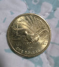 2021 GACH L for Lyre Bird One Dollar Lightly Circulated Coin