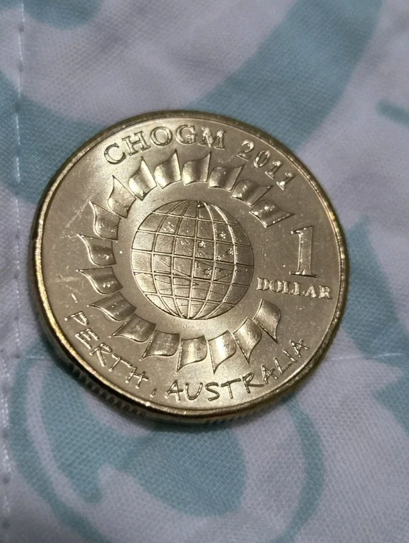 2011 UNC $1 ONE DOLLAR CHOGM - PERTH ~ Uncirculated From Mint Roll