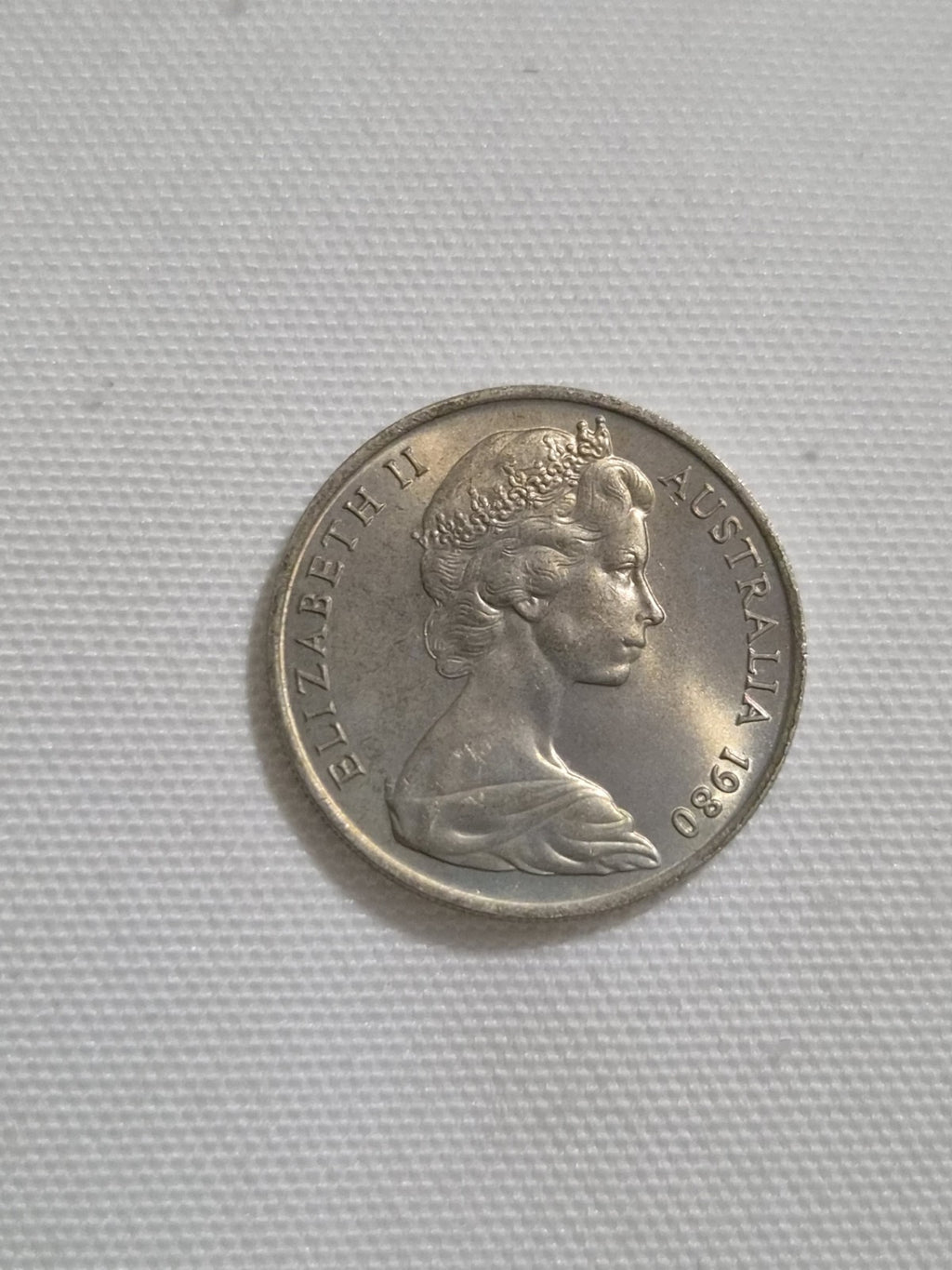 1980 10 Cent UNC Coin Australian Ten Cents
