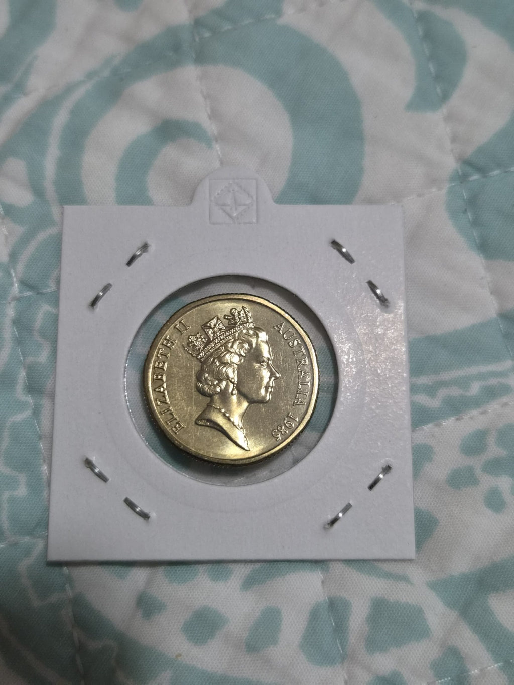 1985 One Dollar Coin Uncirculated From Mint Set In a 2x2 Holder- 1 Dollar