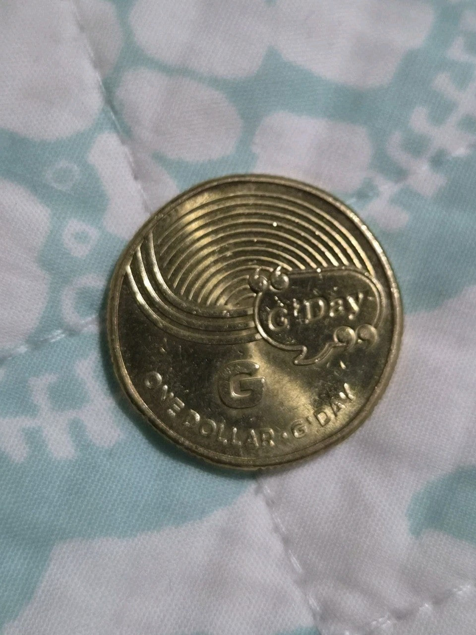 2019 UNC- G - G'Day - GACH $1 - One Dollar Uncirculated Coin