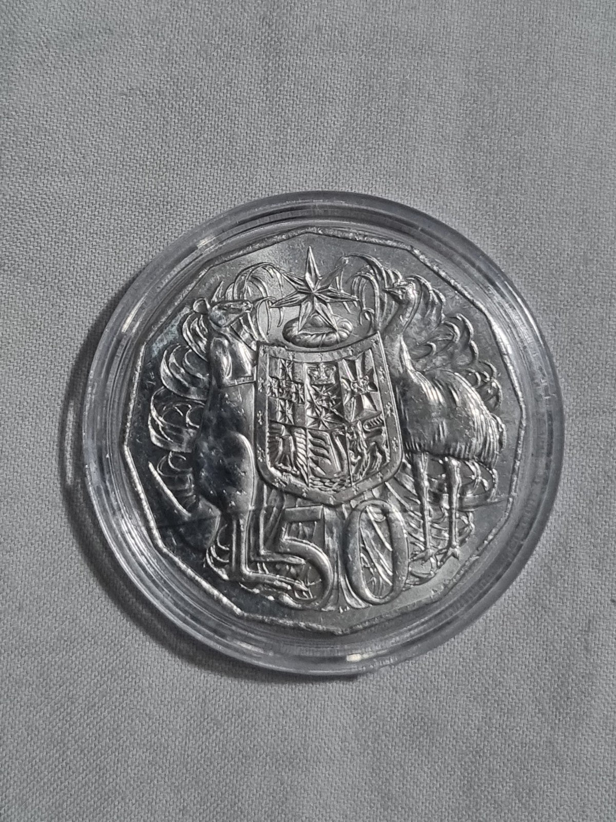 2024 50 Cent COA Uncirculated With Kings Head In Capsule 