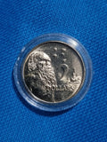2019 aUNC 2 DOLLAR COIN - JC DESIGN $2 Two Dollar In Protective 2x2 Holder 