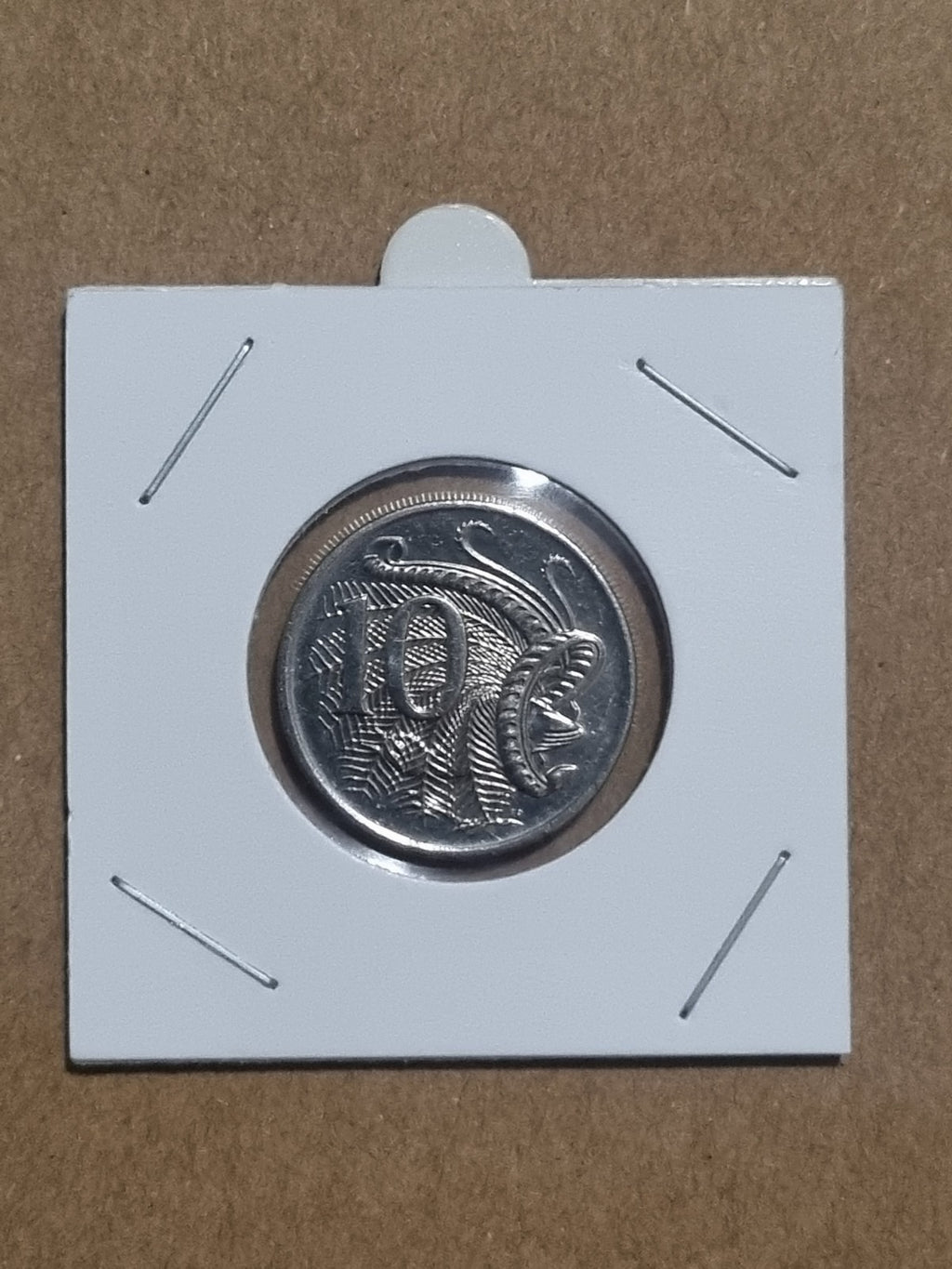 2006 10 Cent Australian Coin - Uncirculated In a 2x2 