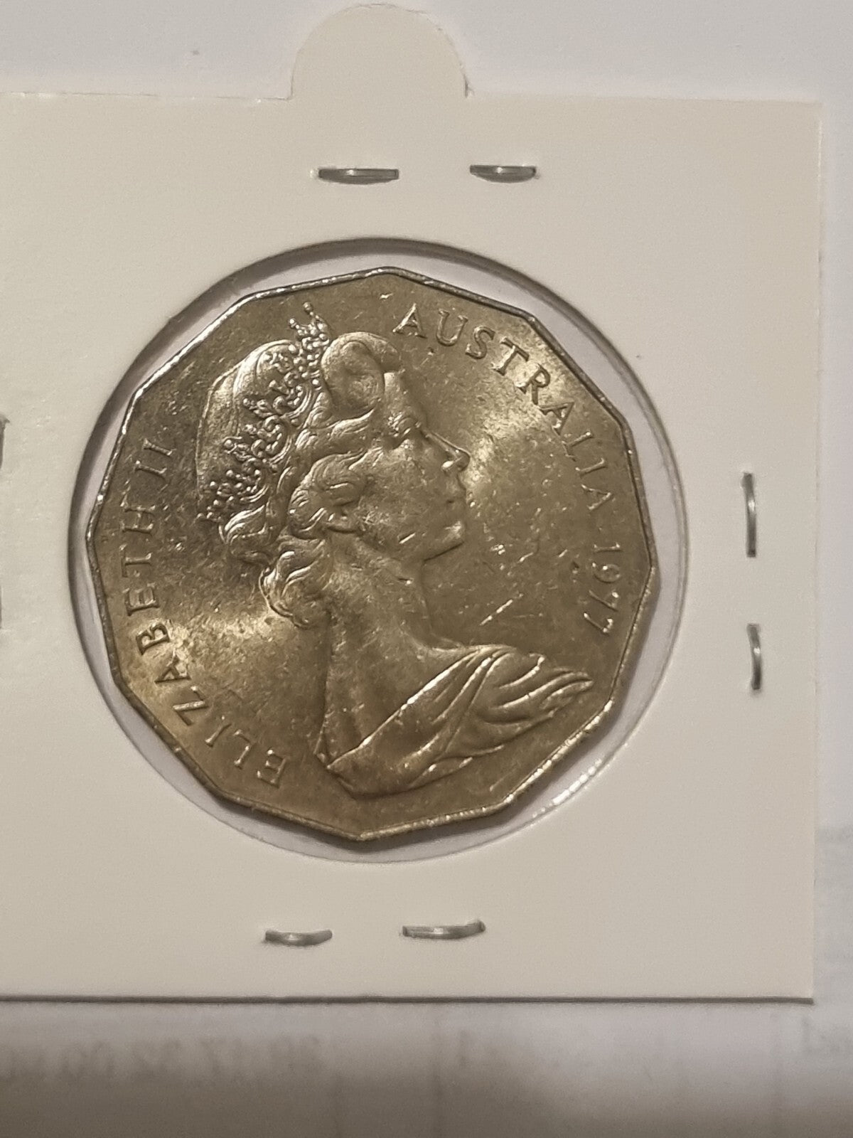 1977 Silver Jubilee 50 cent coin Great Circulated Condition