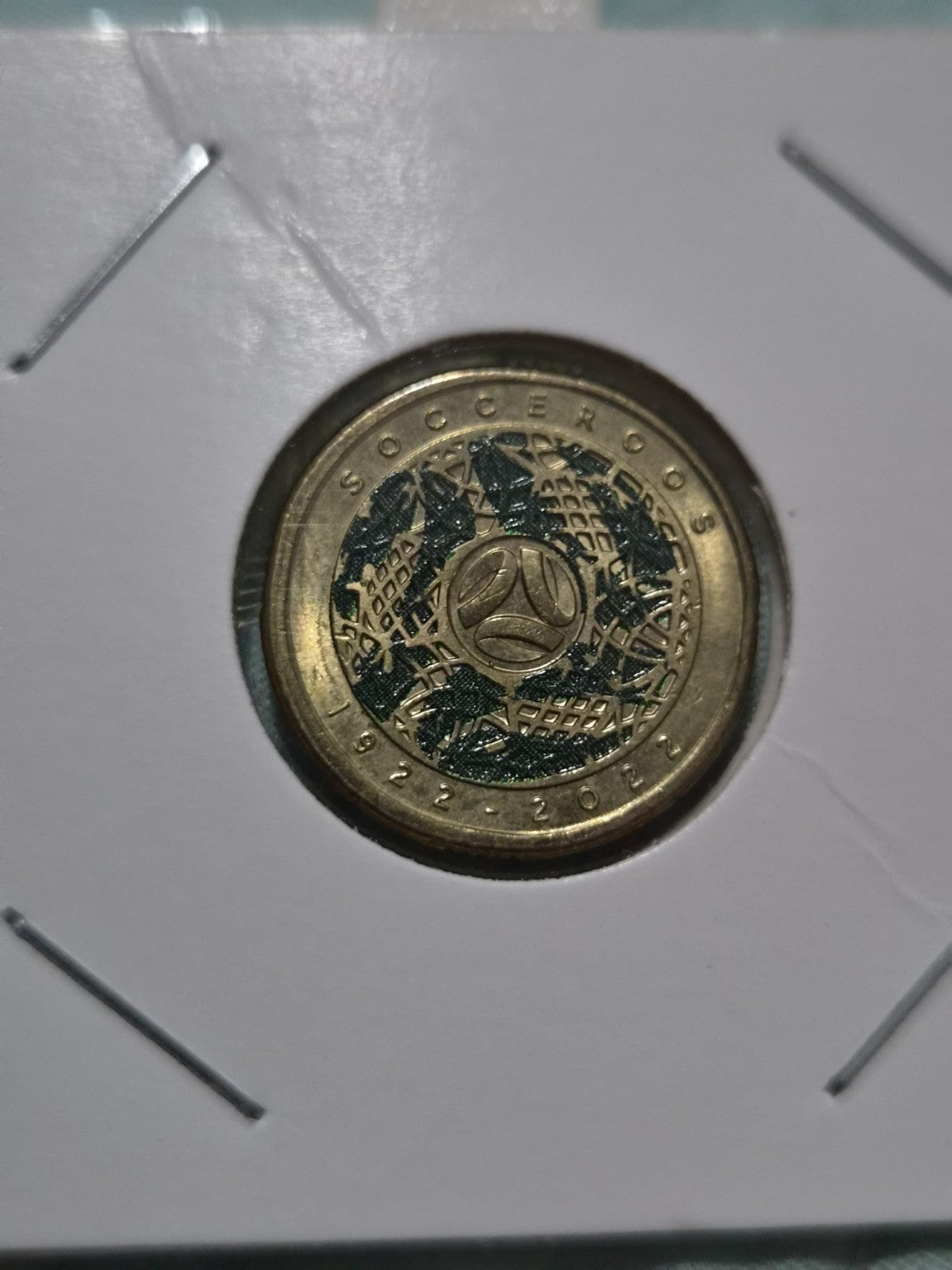 2022 - Socceroos - 100 Year Centenary $2 Two Dollar Coin