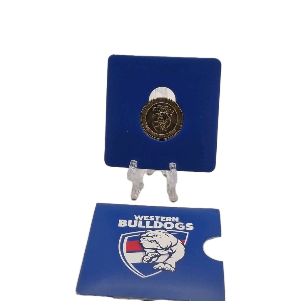 2023 AFL Western Bulldogs $1 One Dollar Carded Coin - Royal Australian Mint RAM