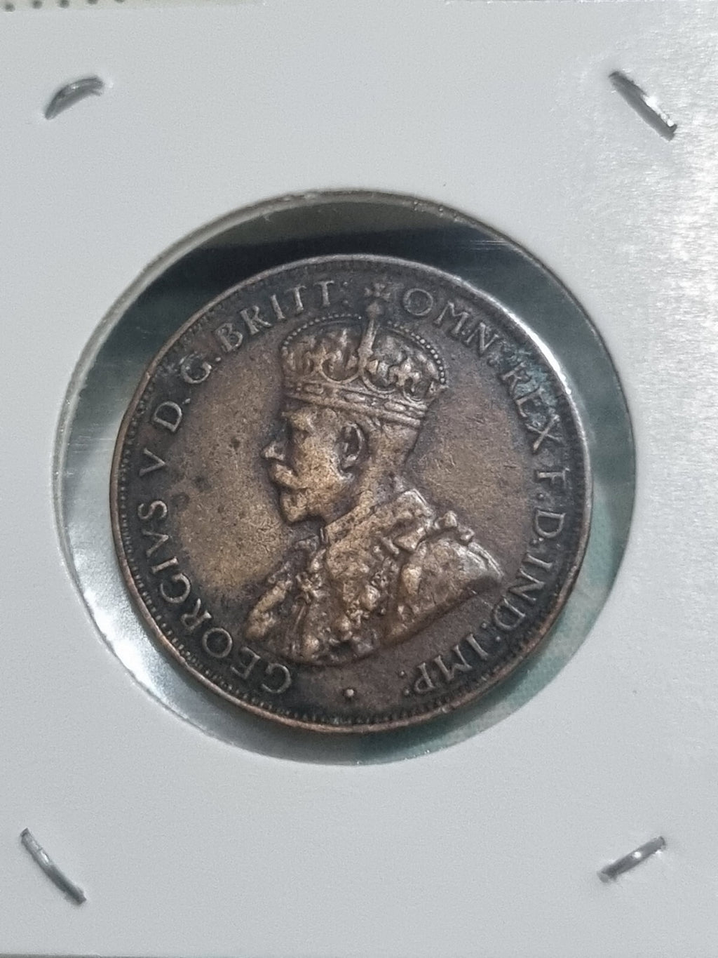 Nice Grade 1929 Australian Halfpenny 8 x Pearls