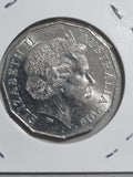 2016 50 Cent Coin - UNC In 2x2 Holder 