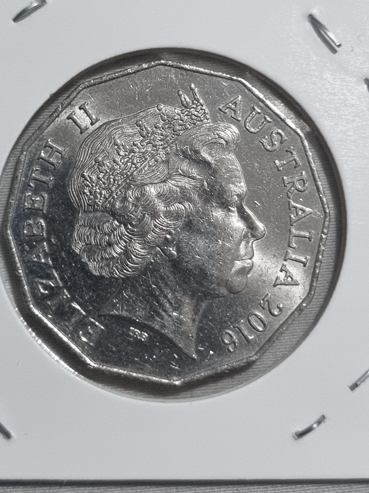 2016 50 Cent Coin - UNC In 2x2 Holder 