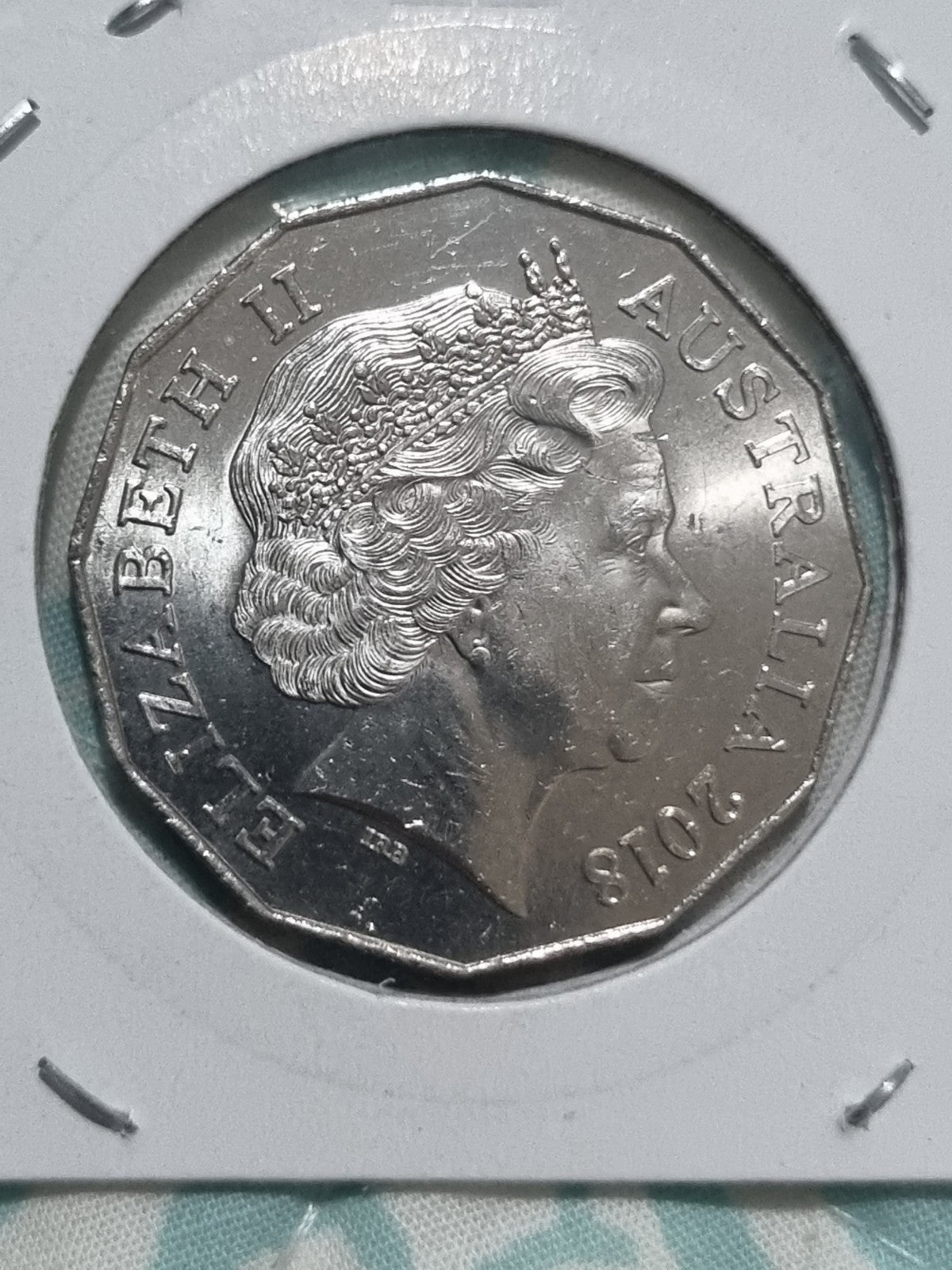 2018 UNC 50 Cent -Low Mintage- Coin - Uncirculated - Only 4.66mil Made 