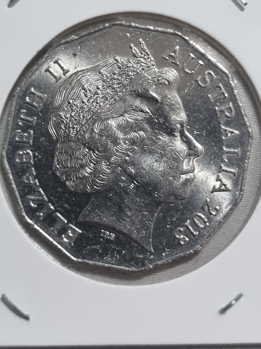 2018 50 Cent Coin - UNC In 2x2 Holder 