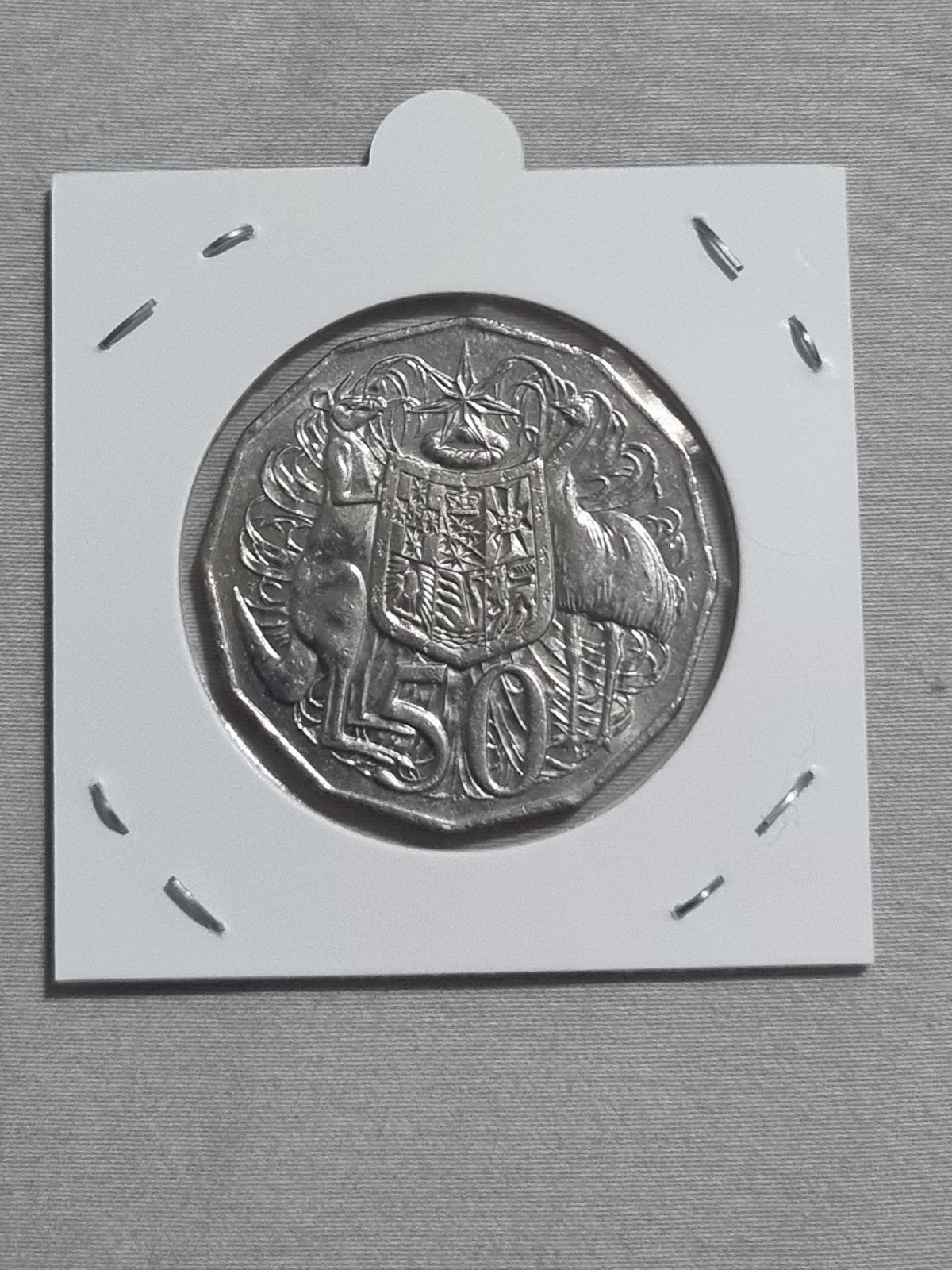2016 Changeover 50 Cent Coin - aUNC In 2x2 Holder 