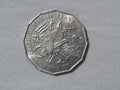 1982 UNC 50 Cent Coin Brisbane Commonwealth Games 