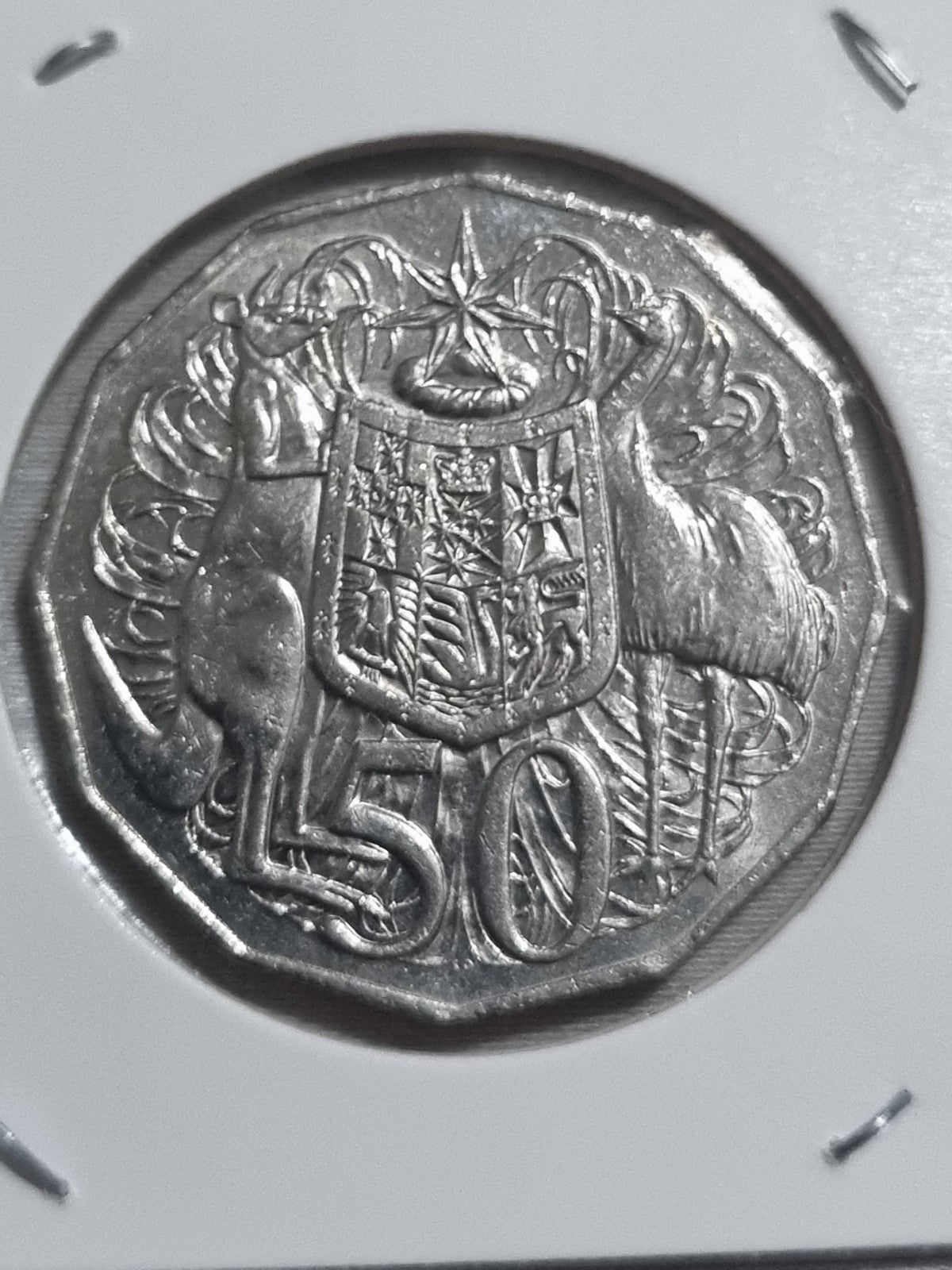 2016 Changeover 50 Cent Coin - aUNC In 2x2 Holder 