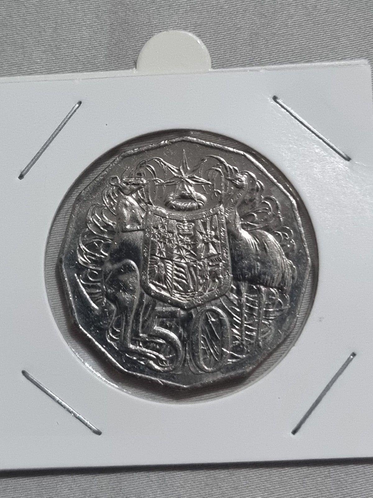 2018 50 Cent Coin - UNC In 2x2 Holder 